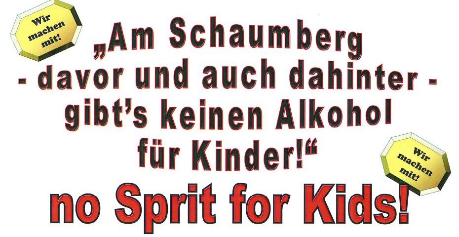 Kein Alkohol für Kinder! - Gemeinde Tholey