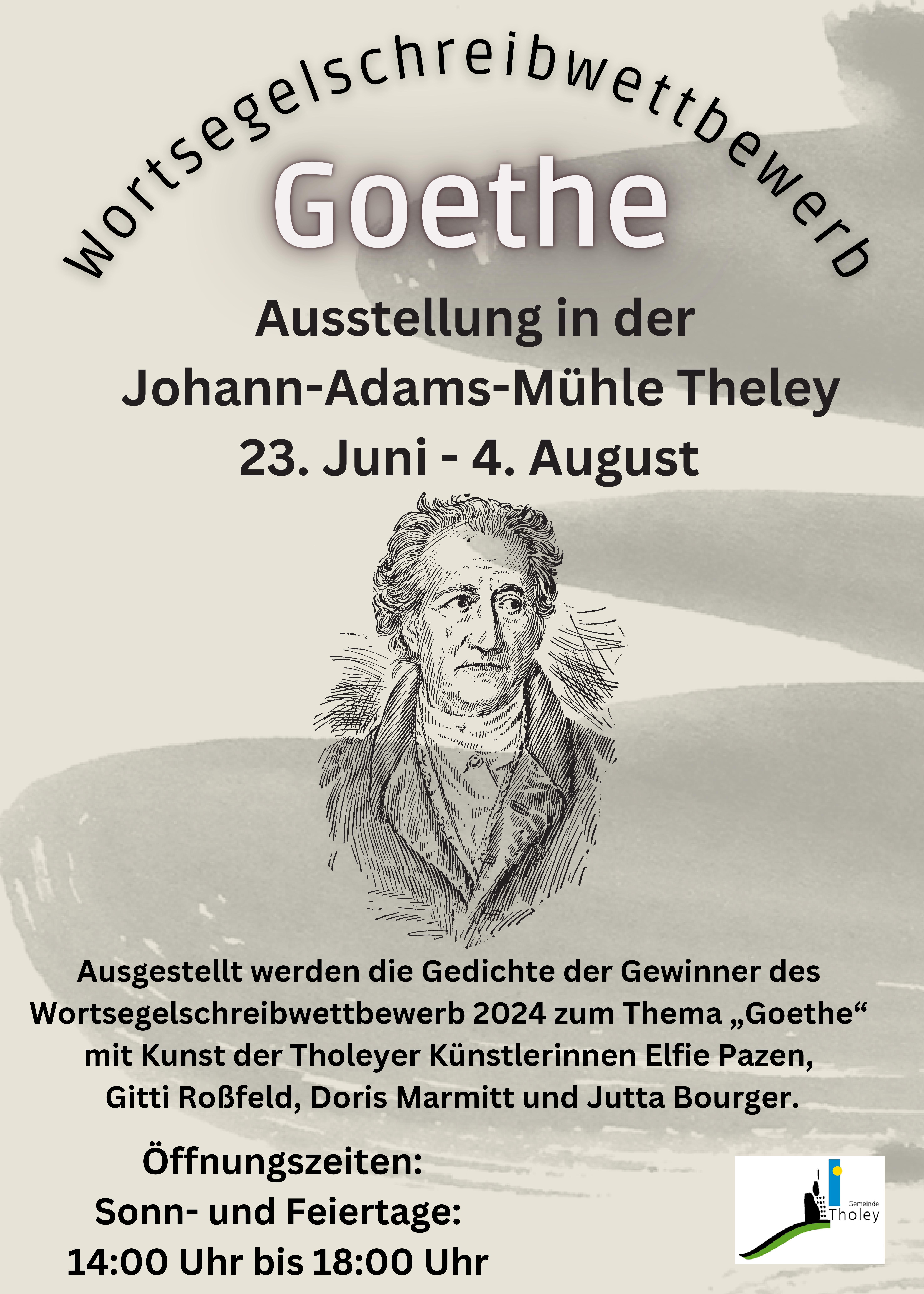 Plakat Ausstellung JAM Goethe