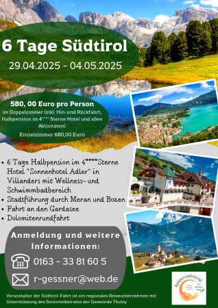 6 Tage Südtirol